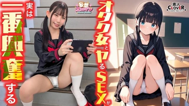 STCVS-040 [Sex with a geek girl is actually the most exciting] ① An otaku girl from class invites me to lose my virginity! ② In the gym storage room during recess, on the landing leading to the roof, we get excited anywhere! ③ We reveal our hidden true feelings... mutual love sex where we express our feelings to each other! [Fantasy Eroticism #Minami]