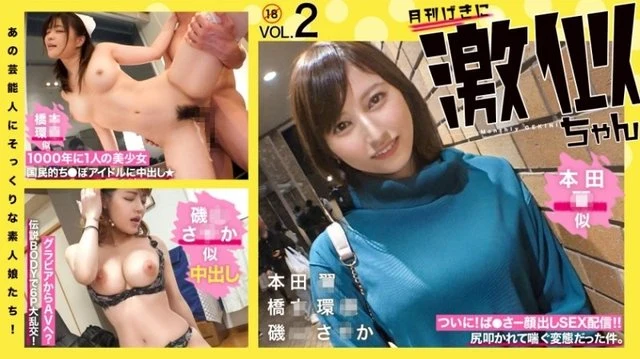 RCON-030 Amateur girls who look just like those celebrities! - Super similar Vol.02 Hon◯ Tsubasa Hashi◯ Kanna Isoyama Saka