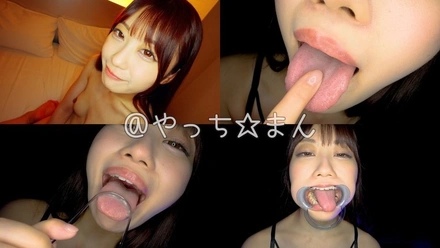 Y-266 [Personal shooting] Kasagi Ichika's oral observation: She brushes her tongue, sucks her fingers, and shows her mouth with a mouth opener while writhing in pleasure