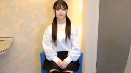 FC2-PPV-4420877 [No] Knee high + twin tails That angelic smile, double creampie sex with super cute Yumi! - Make her frustrated hairy pussy cum! - *Bonus high-quality version