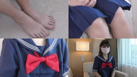 FC2-PPV-1952190 [First and last Gonzo] Sotsu Gyotate Lolita 18 years old Uniform etch Life's first electric cum