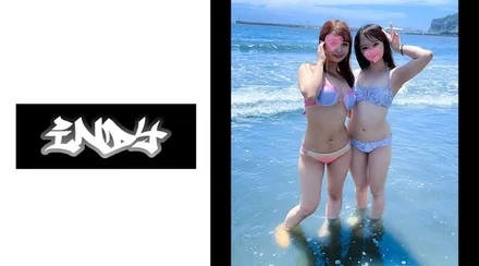 CRT-023 [Leaked] Rainbow swimsuit-chan and polka-dot swimsuit-chan_Joshikoko 2-person pick-up video