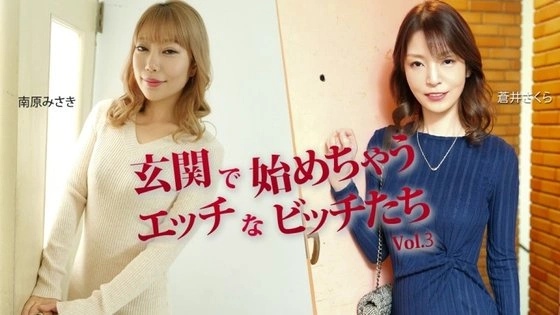 HEYZO-3943 Horny Bitches Starting at the Entrance Vol.3 - Sakura Aoi - Misaki Nanbara