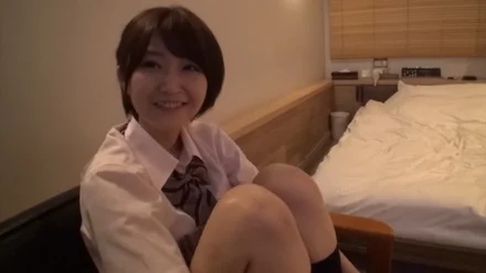 FC2-PPV-4735867 [Personal shooting, amateur, uniform, creampie] Unable to resist her boyfriend's premature ejaculation, the angelic little devil moans with a vibrator