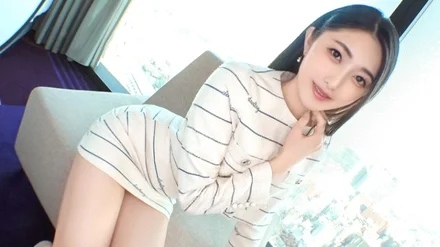 SIRO-5503 "[Super beautiful style online announcer!] A beautiful woman in a white outfit screams loudly with pleasure for the first time in over a year! "I don't have a boyfriend or sex friend..." and lets out her panties...": MGS Video <Prestige Group> Adult Video Streaming Site