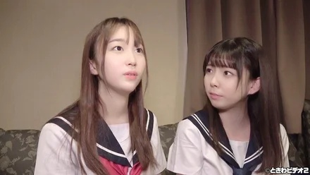 FC2-PPV-1673326 New shot [Creampie] Prefectural commercial active student good friend duo Shizuku & Hikari and 3P creampie